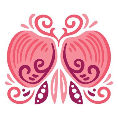 vektör kalp illüstrasyonu