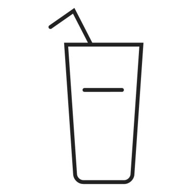 Soda simge vektör çizim