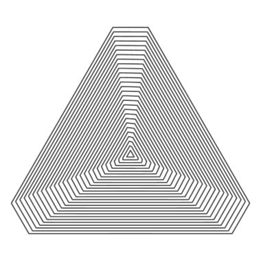 Çizgileri olan geometrik desen. Üçgenler ve üçgen vektör arkaplan. monokrom dokusu.