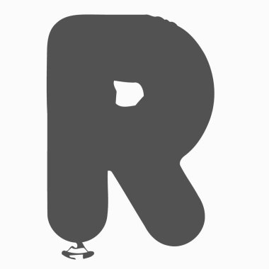 harf r simgesi tasarımı