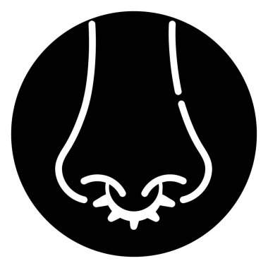 İnsan midesi simgesi, vektör tasarımı