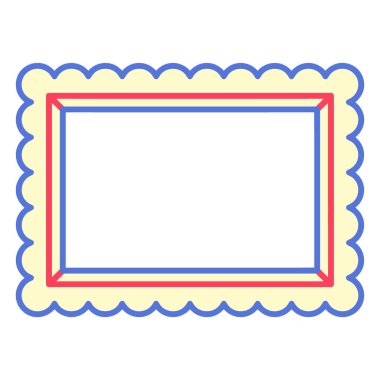 çerçeve simgesi. Vektör çizimi. Web simgesi