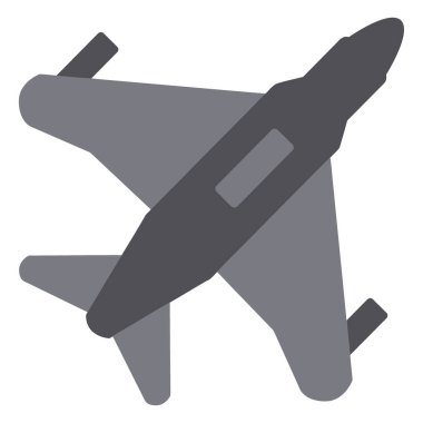 Uçak. Web simgesi basit illüstrasyon