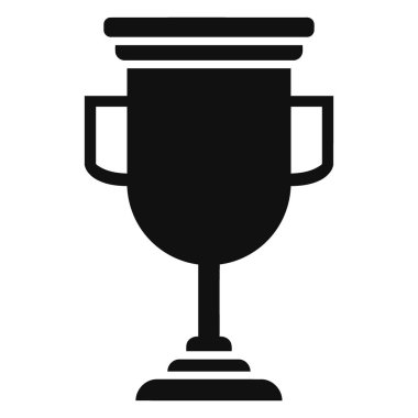 Trophy Kupası simgesi, basit tarzı