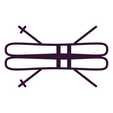 Siyah ve beyaz simgesinin vektör illüstrasyonu