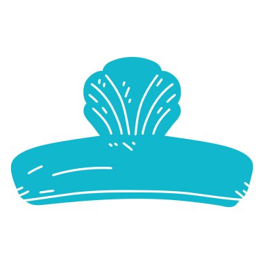 Şapkanın basit vektör illüstrasyonu