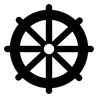 Direksiyon ikonu vektör çizimi. düz biçim tasarımı