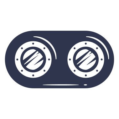 Modern b 'nin vektör illüstrasyonu eksik simgesi