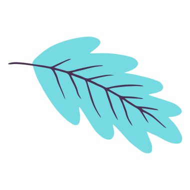 Yaprak ikonu vektör illüstrasyonu