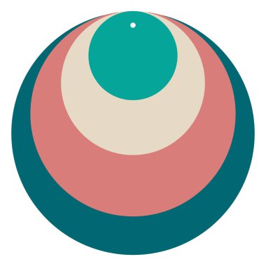 top vektör düz simgesi