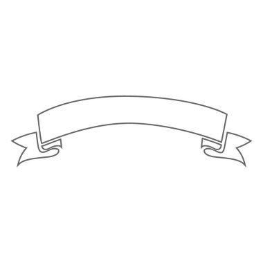 kurdele dekoratif simge, satır biçimi