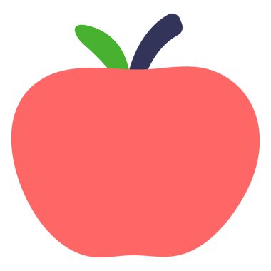 elma simgesi, vektör illüstrasyonu