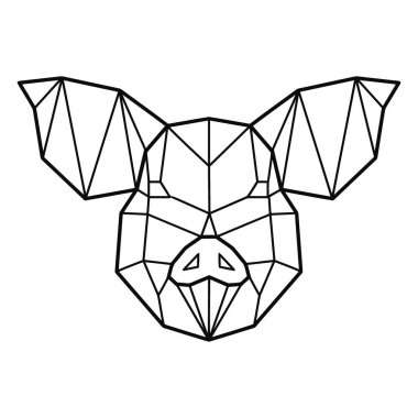 Bir üçgen ile geometrik şekil