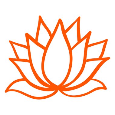 çiçek simgesi vektör illüstrasyonu