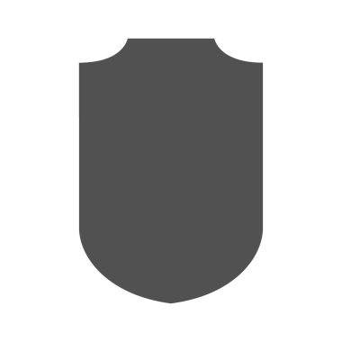 beyaz zemin üzerinde kalkan simgesi