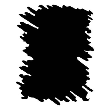 siyah boya fırça darbeleri