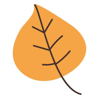 palamut yaprağı simgesi, vektör illüstrasyonu