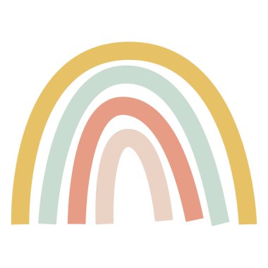 gökkuşağı renkli vektör simgesi