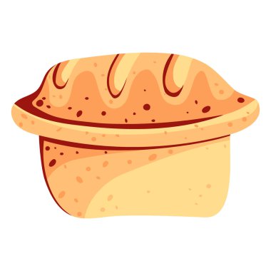 Lezzetli tatlı soyutlanmış