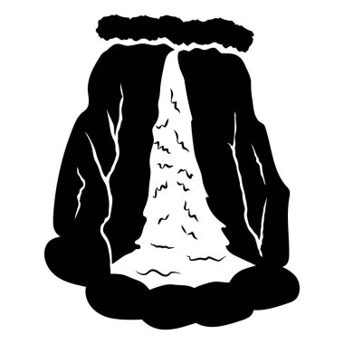 Çizgi film ağacının vektör çizimi