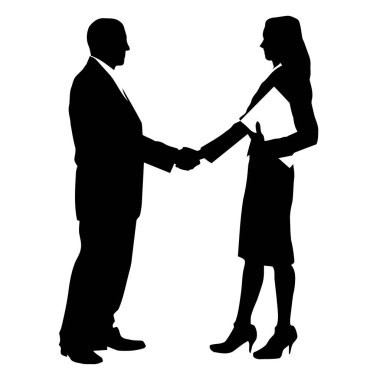 insanların siluet vektör.