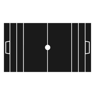 Hapishane parmaklıkları ikonu. Beyaz arkaplanda izole edilmiş web tasarımı için hapishane çubuğu vektör simgesinin basit çizimi