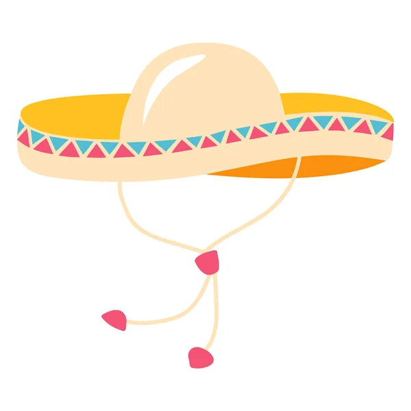 Maraca ikonlu Meksika şapkası.