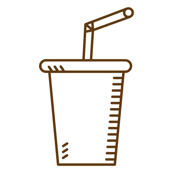 Kahve fincanı içecek çizgisi simgesi