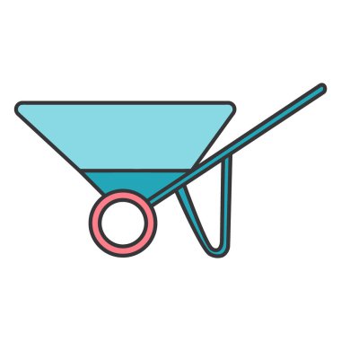 Tek bir izole simgenin vektör illüstrasyonu