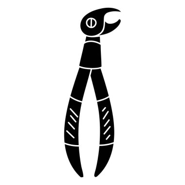 Fiyonklu siyah bir insan figürü. Beyaz arkaplanda izole edilmiş vektör illüstrasyonu.