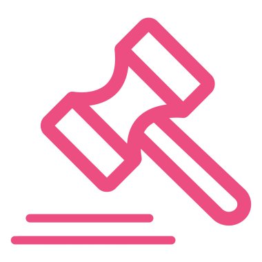 Çekiç ikonu vektör illüstrasyonu