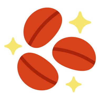 Kahve çekirdeği kutsal kişilerin resmi, vektör çizim