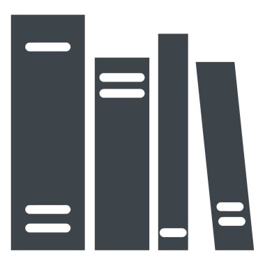 Kitaplar. Web simgesi basit tasarım