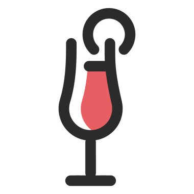 şarap cam ikonu vektör illüstrasyon grafik tasarımı