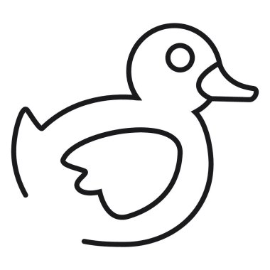 Ördek simgesi, anahat stili