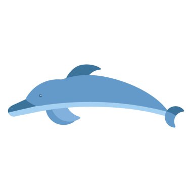 izole edilmiş balina hayvan çizgi film vektör tasarımı