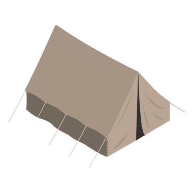 Bir çadırın vektör illüstrasyonu
