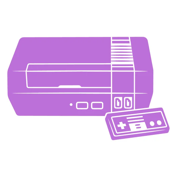 Eski retro video oyun denetleyici izole edildi