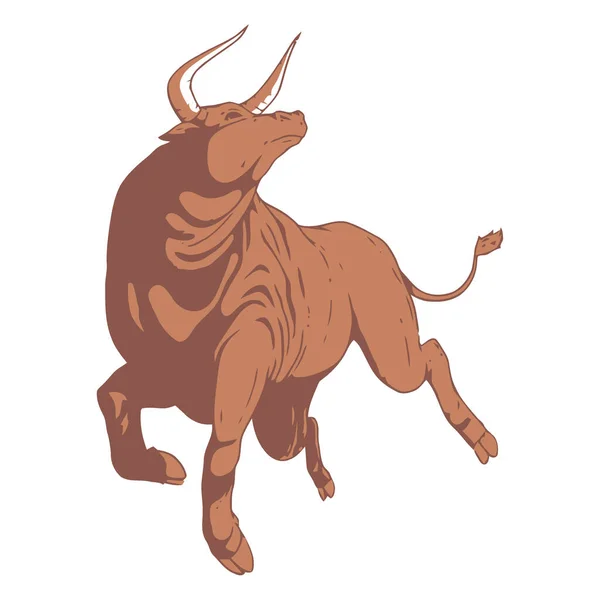 Boğa hayvan vektör çizim