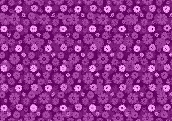 Mor çiçeklerin kusursuz deseni arkaplan resimleme duvar kağıdı tasarımı