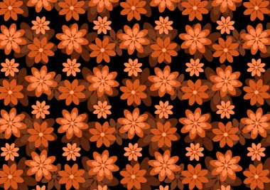 Renksiz çiçek desenli arka plan duvar kağıdı tasarımı