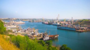 Bağlantı noktası, Timelapse, 4 k trafikte gemi