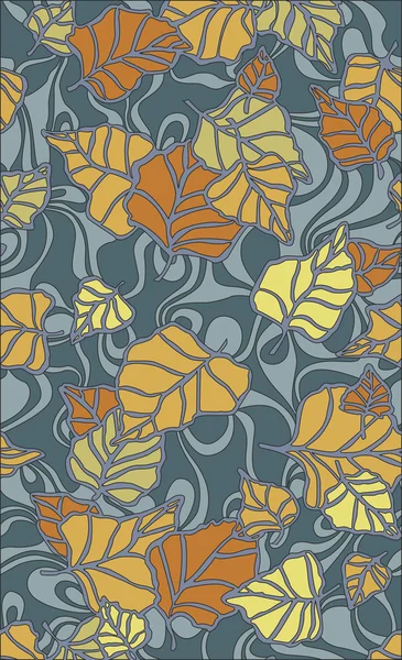 ağaç yapraklarından süsleme