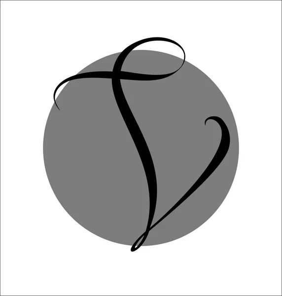 logo v, kaligrafi işareti