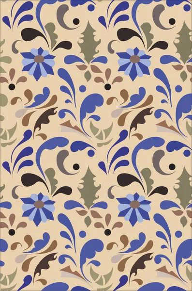 Vintage çiçek seamless modeli. vektör. çiçek ile sorunsuz bir doku. sonsuz çiçek desenli.