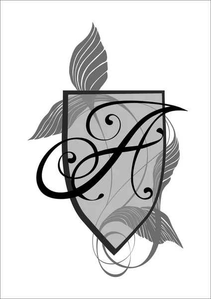 Plantilla de diseño monograma elegante con letra A . — Archivo Imágenes Vectoriales