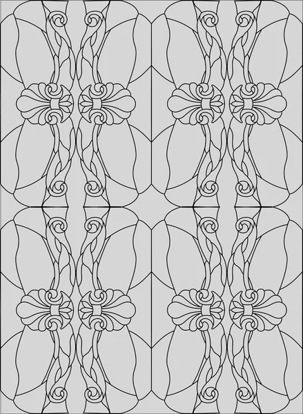 Doğrusal çiçek süsleme