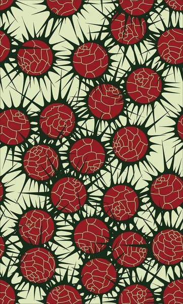 İskoç thistle, desen