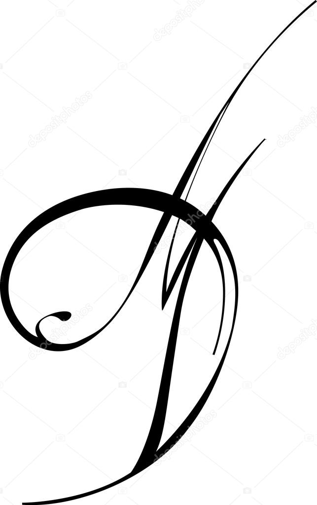 calligraphie lettre m