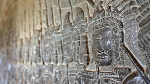 Angkor Wat sniderier — Stockfoto